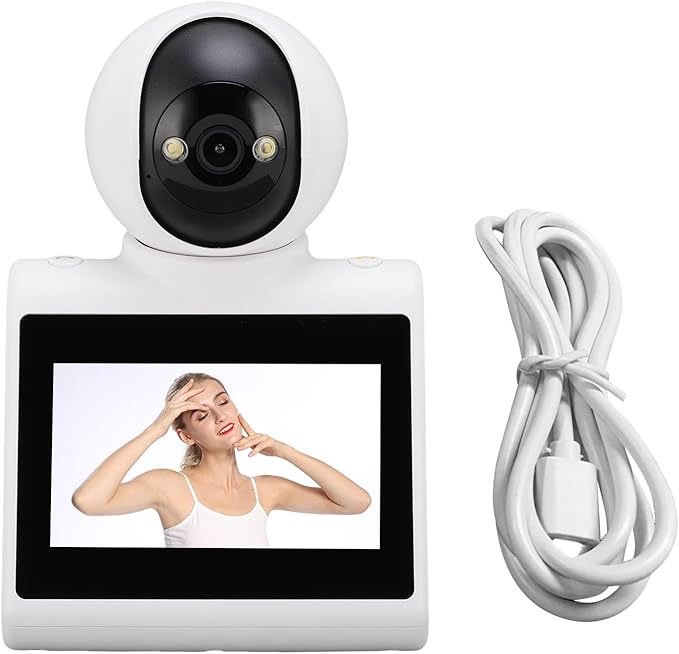 PUSOKEI Two Way Video Camera,2MP HD 1080P Pet Dog Camera, Smart Video Calling Monitor with Motion Zone, Voice Calling for Home Security & Family Communication (128GB)