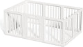 Dog Playpen,Clear Dog Pen, Acrylic Dog Pen，Easy to Install and Remove Dog Play Pen and Kennel Playpen, Suitable for Dogs, Cats,Dog Playpen Indoor (White, 23.6" Height, 10PCS)