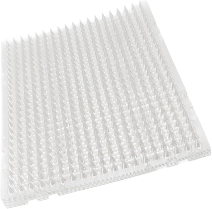 8Pcs Cat Mat, Pet Deterrent Mats for Indoor Outdoor Use, PVC Scat Mat to Keep Cats Dogs Away from Garden Patio Furniture, Non - Animal Deterrent with Interlocking D
