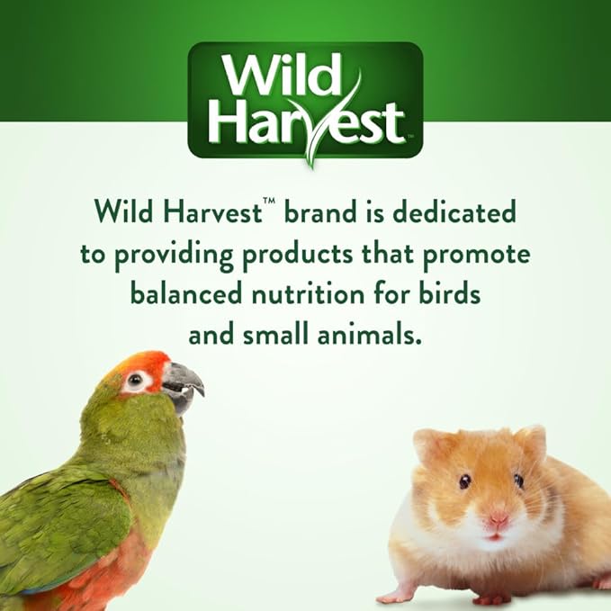Wild Harvest Universal Blend for Medium and Large Birds, 10 Pounds | Fortified Nutrition | Pack of 2