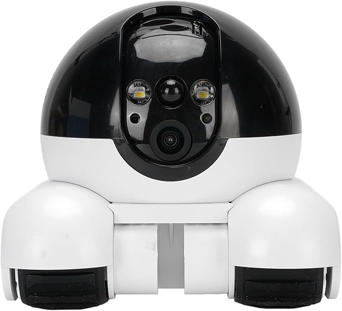 Zunate 4G Movable Pet Camera with Dual Lens, 1080P Indoor Home Security Cam, 2 Way Audio, 5200mAh Rechargeable Battery, Remote APP Control for Dogs Cats Monitoring (64G 400W)