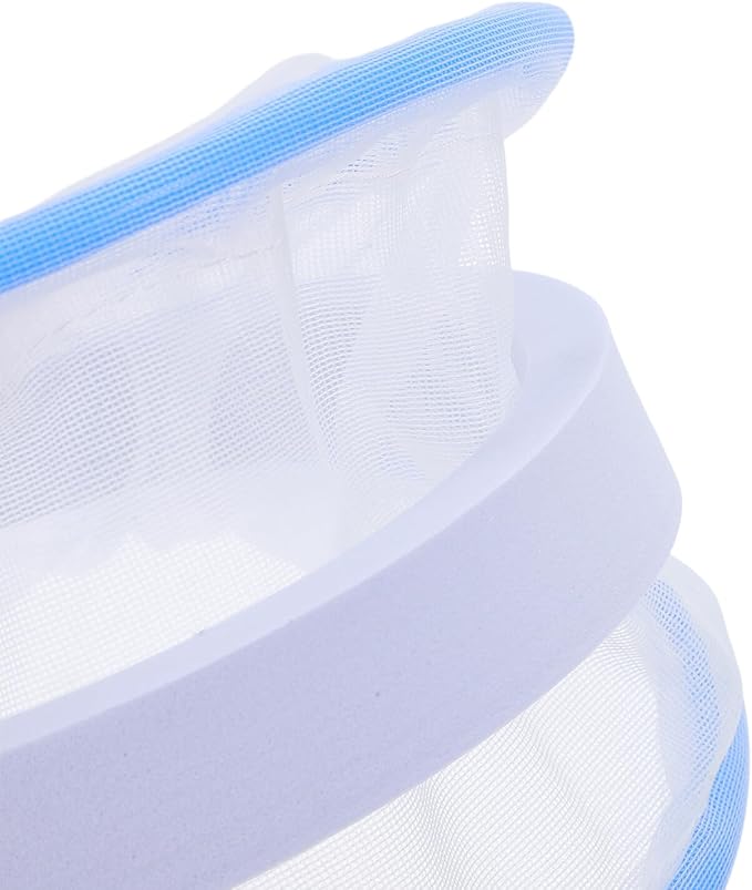 Aquarium Fish Breeding Box and Hatchery Tank, Nylon Mesh Floating Isolation Chamber with Feeding Ports for Guppy and Small Fish Fry Separation