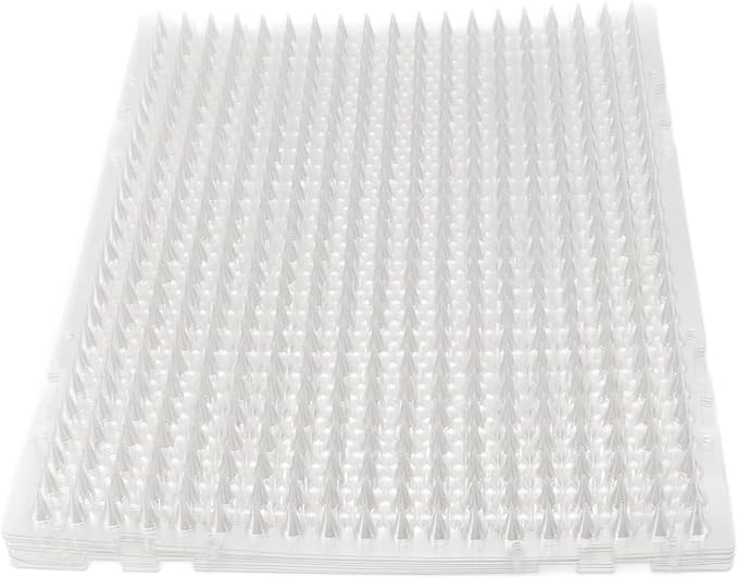 Cat Repugnant Mats, 8PCS PVC Deterrent Pads for Garden and Indoor Use, Each Mat 13.4x16.7 Inches