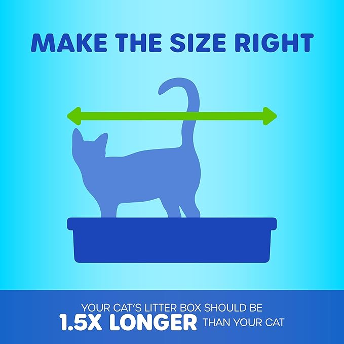 Petmate Enclosed Cat Litter Boxes with Hinged Lid and Wide Top Entry Opening, Cat Litter Box Enclosure with Filter Lid, Made in USA, Scoop not Included