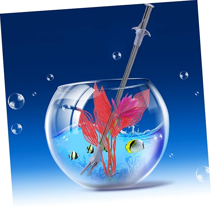 FRCOLOR 6pcs Aquatic Plant Tongs Cleaning Tools for Fish Tank Waterweed Cleaners for Easy Aquarium Maintenance
