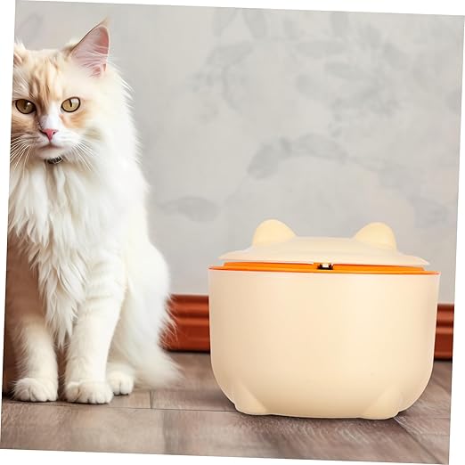 1Set Sealed Cat Litter Trash Can with Lid Included Easy Maintenance Pet Waste Container for Home Use Design for Odor Prevention for Bathroom