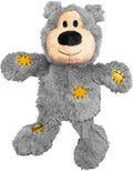 KONG - Wild Knots Bear - Internal Knotted Ropes and Minimal Stuffing for Less Mess - for Small/Medium Dogs (Assorted Colors)