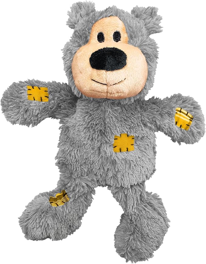 KONG Wild Knots Bears - Durable Dog Toys with Internal Knotted Ropes and Minimal Stuffing for Less Mess (Assorted Colors) (X Large)