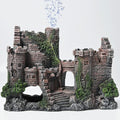 Aquarium Decorations- Castle Fish Tank Bubbler Decorations for Aquatic Pets to Breed Play and Rest Fish Decorations for Tank