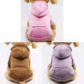 TAPBULL Dog Dresses, Fashionable Pet Dog Sweatshirt Clothes in Light Colors, Cute Cat Birthday Dress Outfit (Pink/Purple/Coffee 3-Pack), Medium