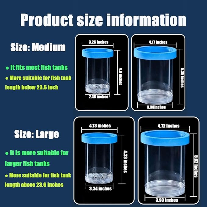 Breeder Box for Fish Tank, Plastic Aquarium Breeding Chamber, Floating Mesh Isolation Hatchery Incubator for Small Fish, Betta Shrimp Clownfish Guppy - Adjustable Nursery Tank Divider (Pink,Large)