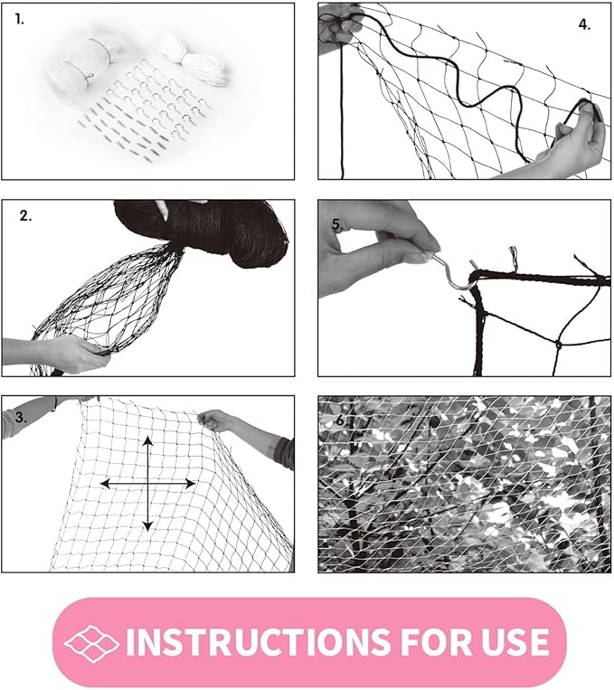 PAWISE Cat Safety Net for Balcony, Window & Stairs, 20x10 Ft Transparent Pet Anti-Fall Netting, Outdoor Indoor Cat Fence Net, Protective Cat Mesh Barrier for Dogs & Cats