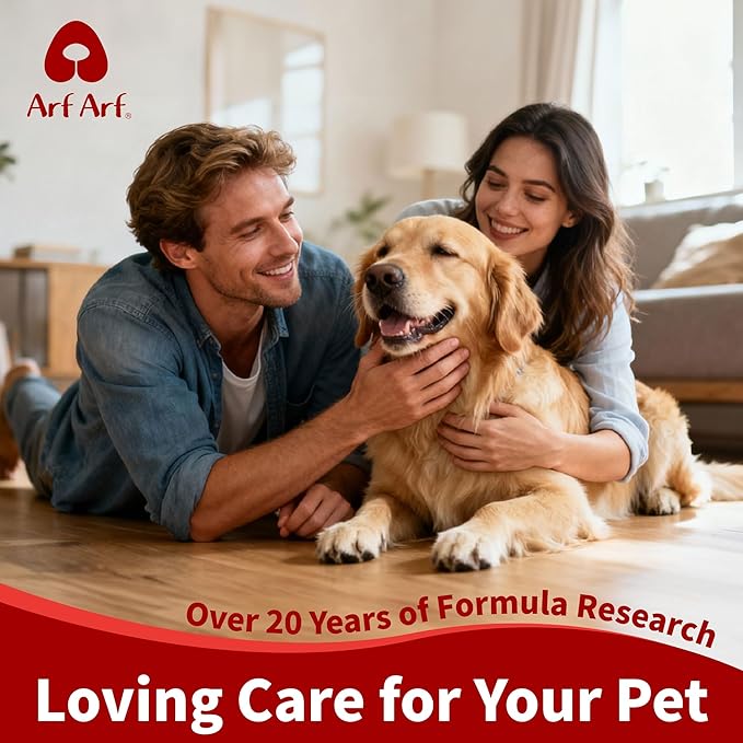 Arf Arf Dog Shampoo Softening Formula, Soften & Fluffy Oatmeal 16oz—Plant-Based 4-in-1: Cleans, Conditions, detangles, moisturizes. Oatmeal & Honey Soothe Itchy Skin. Hypoallergenic. Made in Taiwan.