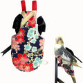 Bird Flight Suits Diapers, Parrot Flight Suits Diapers for Quaker Parakeets Cockatiels Flight Suits, Parrot Clothes (Black,M)