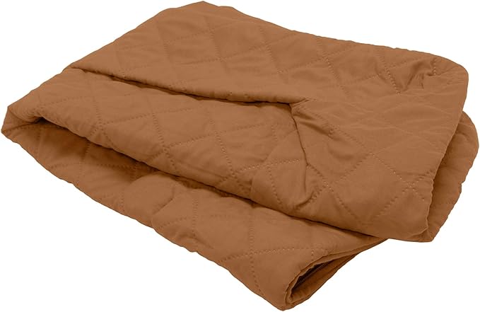 Furhaven Replacement Dog Bed Cover Quilted Sofa-Style, Machine Washable - Toasted Brown, Jumbo (X-Large)