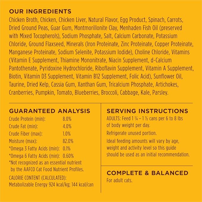 Instinct Flaked Entrée Wet Canned Cat Food - Chicken, 5.5 Ounce (Pack of 12)