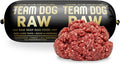 Team Dog Raw Frozen Dog Food | 65% Beef Muscle, Organ Meats, Herring & Green Tripe for Dogs | All Natural Grain Free Dog Food for Optimal Health, Digestion & Coat | 16 x 1lb Rolls
