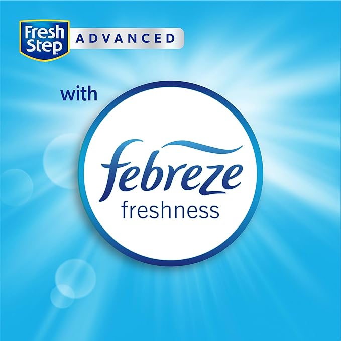 Fresh Step Light Weight Advanced Extreme Cat Litter with Febreze Freshness, Extra Strength Formula Clumping Litter, 25 lbs. (2 x 12.5 lb. Box)