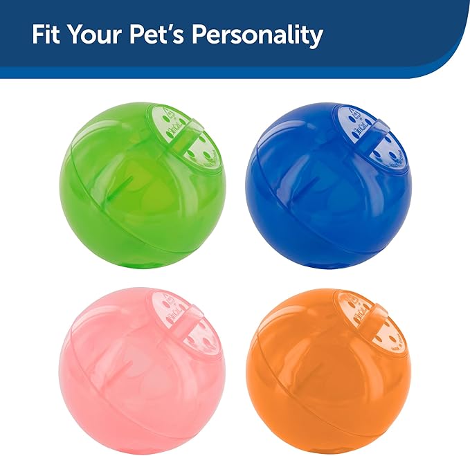 PetSafe SlimCat Interactive Feeder - Combines Play with Mealtime - Adjustable Portions - BPA-Free Plastic - Slow Feeder for Digestion - Lightweight, Dishwasher-Safe Toy - Green