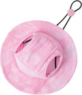 Pet hat with Ear Holes Sunscreen Baseball Cap Suitable for Small and Medium-Sized Dogs Outdoor Climbing hat in Summer Pet Products (Pink, XX-Large)