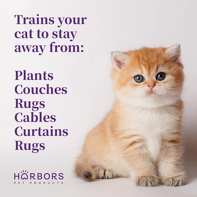 Harbor's Pet Products Harbors Cat Scratch and Chewing Deterrent Spray - 4 oz / 118 ml | Formulated with Essential Oils | 100% Satisfied or Return (Eucalyptus)
