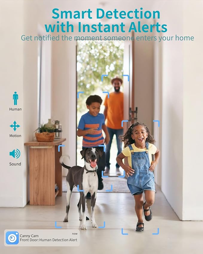 VIMTAG 5G Pet Camera Indoor with Phone APP, 4MP Dog Camera with Speaker, 360° Pan/Tilt Baby Monitor, Security Cameras for Home/Room/Nanny, Dual-Band WiFi, Motion Tracking, 2-Way Audio, Cloud & SD Card