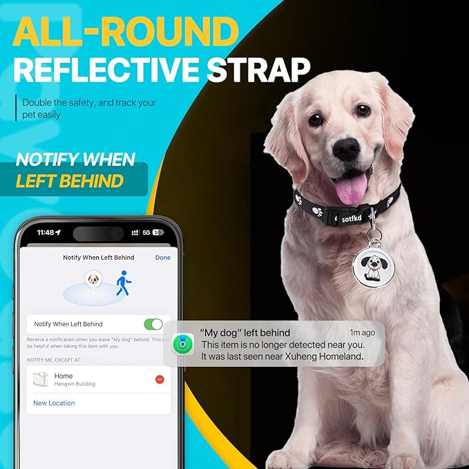Cat GPS Tracker-Cat Tracker Collar-GPS Tracker for Cats-Pet Tracker| Android and iOS Universal | No Monthly Fee | Waterproof | Works with Any Collar