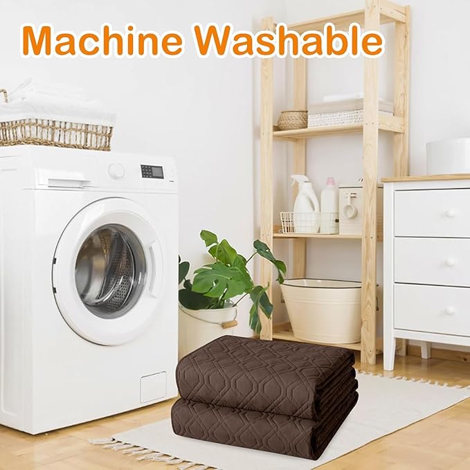 hyha Waterproof Dog Bed Blanket, Soft Pet Blankets, Waterproof Couch Cover for Dogs, Reversible Sofa Covers Washable for Furniture (52x82 Inch, Chocolate/Chocolate)