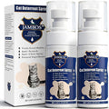 2 Bottles Cat Deterrent Spray – Natural, Non-Toxic Anti-Scratch Spray for Cats & Kittens – Indoor & Outdoor Pet Training Aid – Furniture & Carpet Protector (Blue, M)