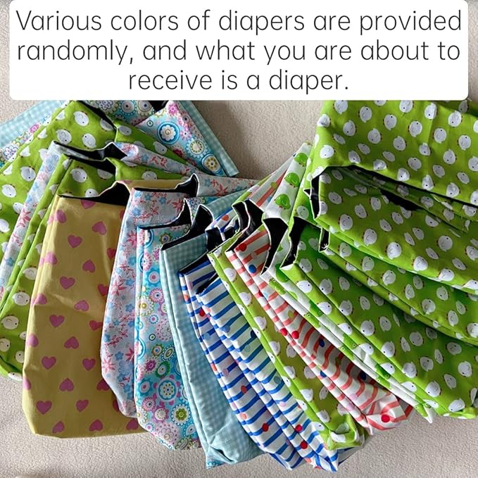 Duck & Goose Diapers - Waterproof, Adjustable, Washable & Reusable Poultry Supplies (2kg-2.75kg)
