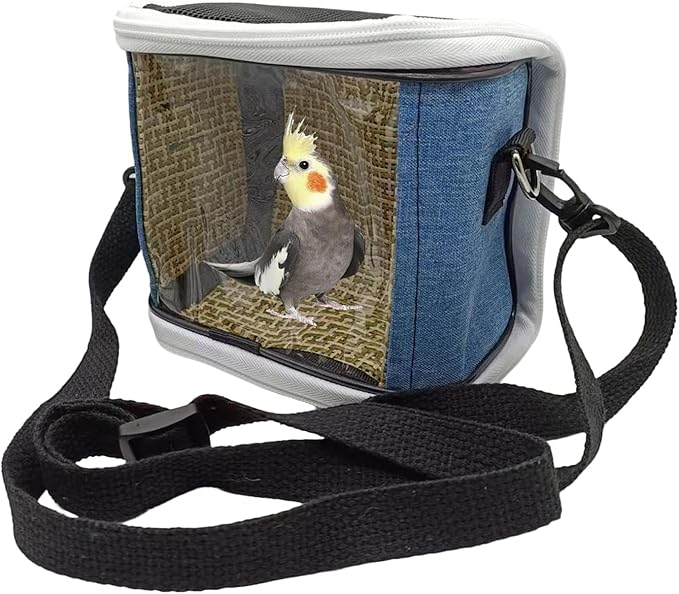 Travel Bird Carrier Cockatiel – Outdoor Carrying Bag, Parakeet Cage Macaw Budgies, Vet Visit Short Trips Walking | Macaw Budgies Vet Visit Short Trips Walking Pet Parents Animal Lovers Trainers