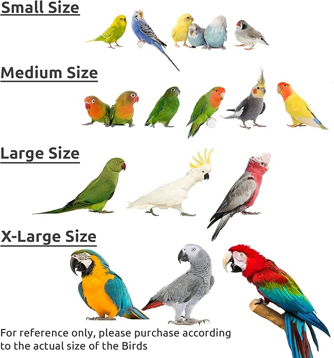 SIMENA Bird Blanket for Cage, Corner Fleece Bed for Birds, Cozy Bird Warmer, Parrot House for Cage, Cuddle Nest Hanging Toy for Lovebirds Parakeet (Grey, Medium)