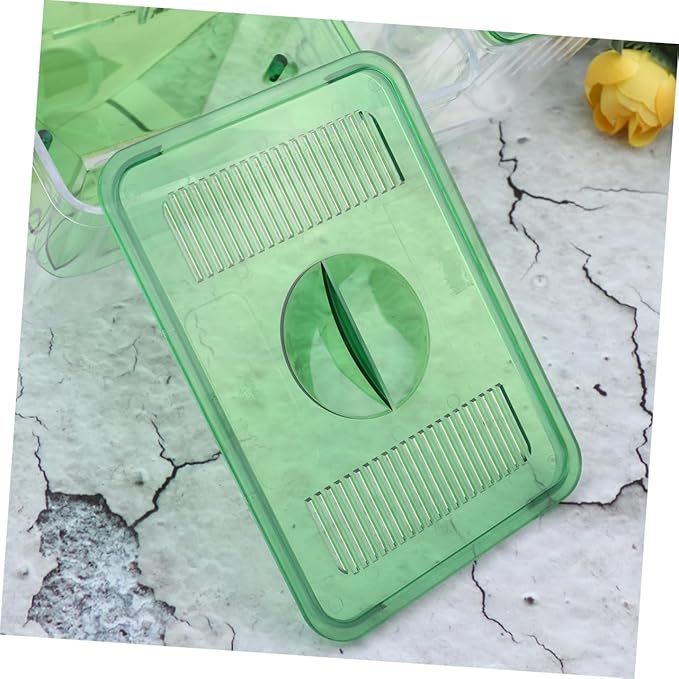 POPETPOP Isolated Breeding Tank for Fish Eggs Self-Guided Incubator Box Transparent Hatching Case Safe Environment for Newborns Protects Young Fish from Adults