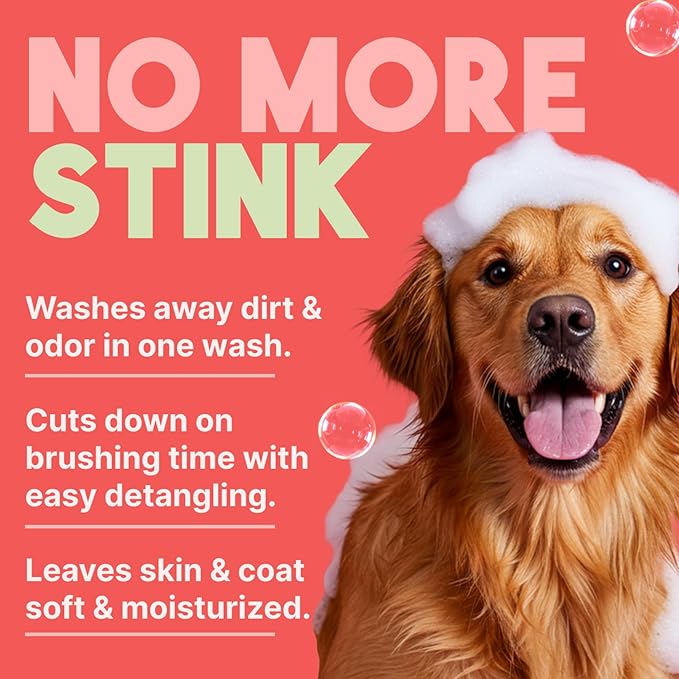 TropiClean 2-in-1 Dog Shampoo and Conditioner, Professional Dog Shampoo, Puppy Safe, Moisturizing Detangler, USA Made, Watermelon Scent, 2.5 Gallon