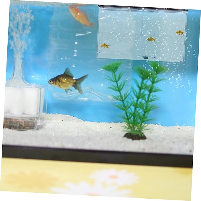 BESPORTBLE Acrylic Aquarium Breeding Box Fish Tank Isolator Multi-Function Incubation Case
