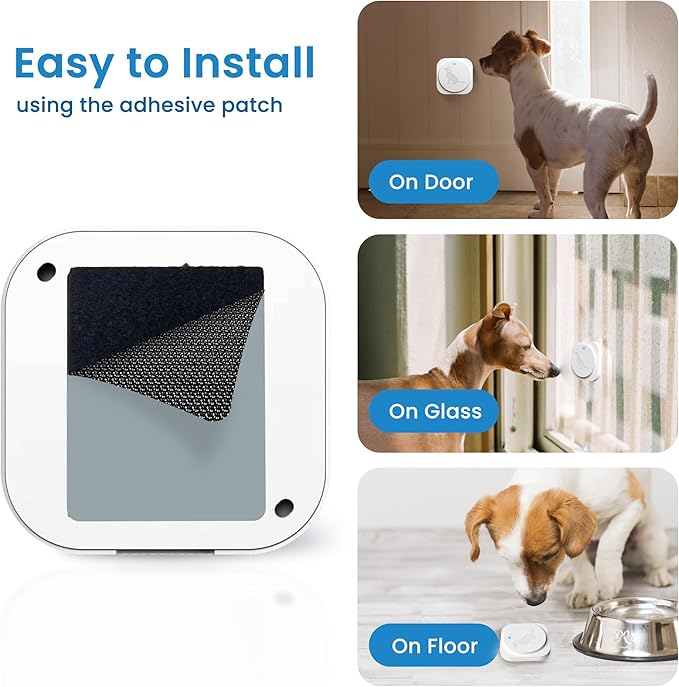 Dog Bell for Door Potty Training, Wireless Doggie Door Bell Operating at 1000 Feet with IP65 Waterproof Touch Button, Easy Installation