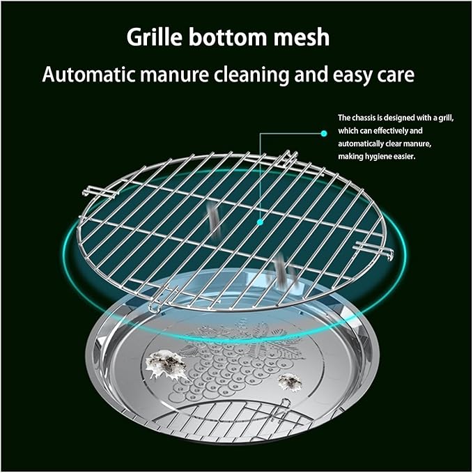 Aimery Bird Cage，Stainless Steel Birdcage，Small Bird cage，Bird Cages for Parrots，Travel Bird Cage，Bird Travel cage (Size : V36G)