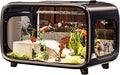 Aquarium Fish Tank - Compact Clear Habitat Bowl, Transparent Aquatic Display Container, Stylish Water Garden Design, Versatile Mini Ecosystem Setup, Aquatic Pets Housing for Betta, Shrimp, Snails