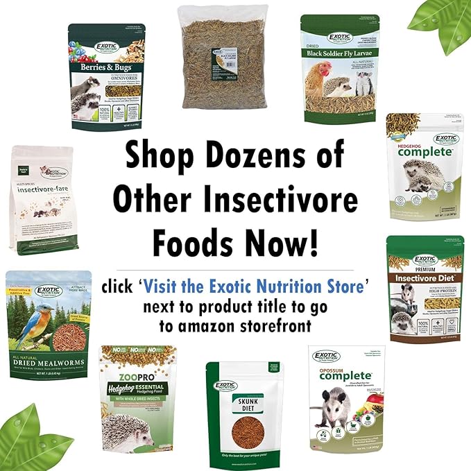 Exotic Nutrition 5LB Bulk Dried Black Soldier Fly Larvae - High-Calcium Insect Treat - Chickens, Wild Birds, Bluebirds