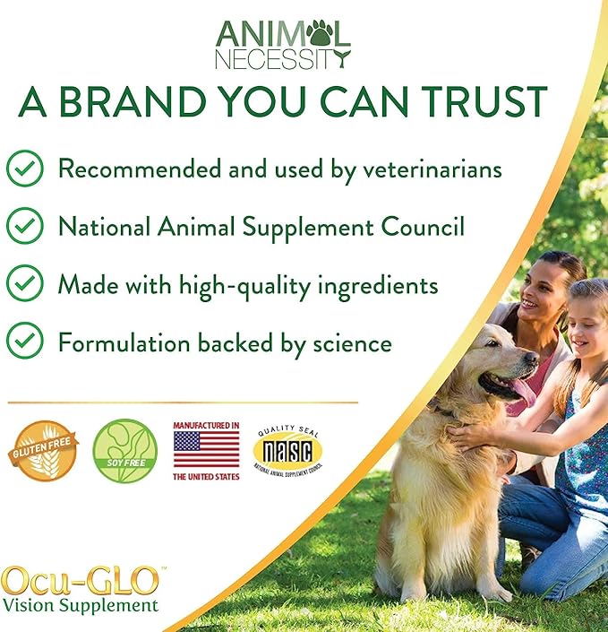 Ocu-GLO for Medium to Large Dogs, 11+ lb, 90 Count (Pack of 2)