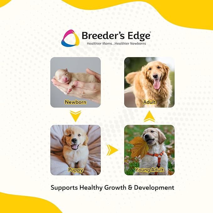 Breeder's Edge Foster Care GM - Goat Milk Based Powdered Milk Replacer - Puppies , Kittens , Cats & Dogs Formula - Easy Digestion - 1 lb