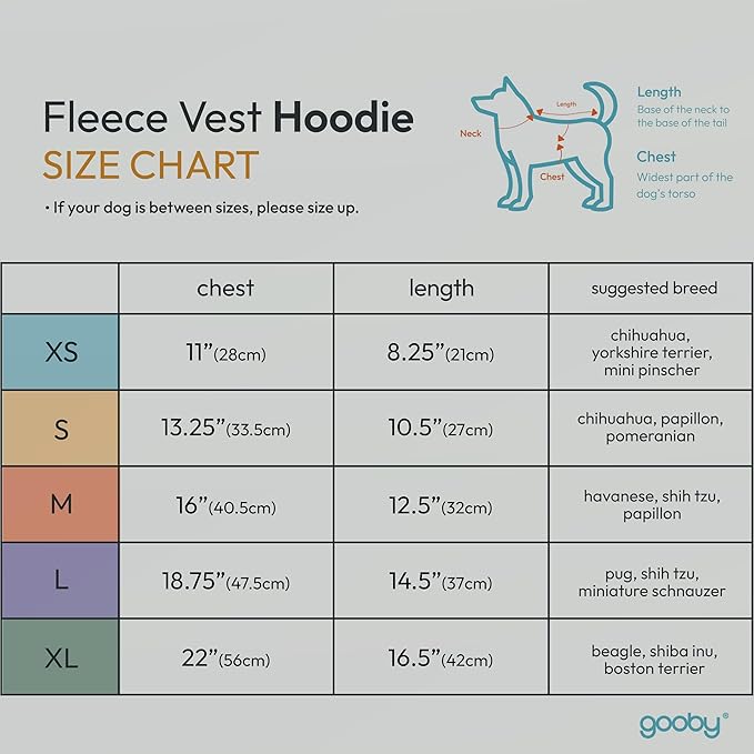 Gooby Fleece Vest Hoodie Dog Sweater - Green, Large - Warm Pullover Dog Hoodie with O-Ring Leash for Small to Medium Dogs