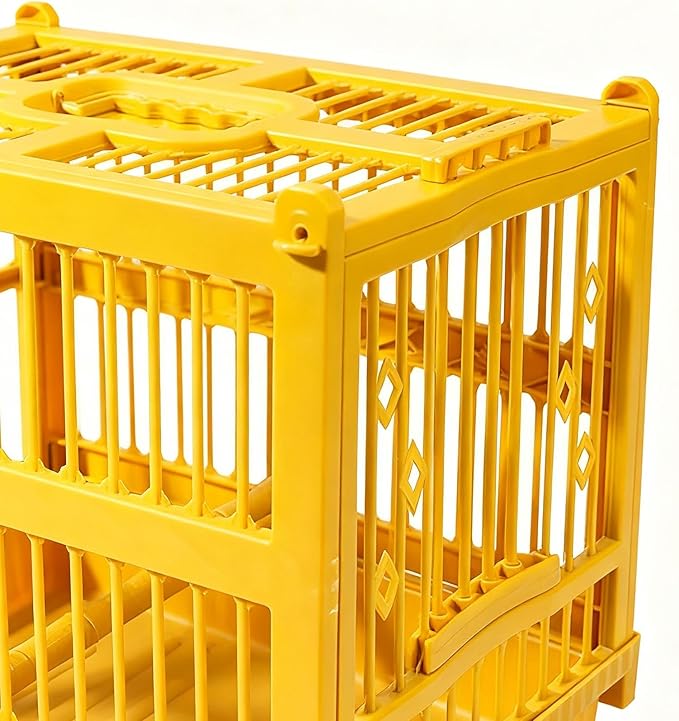 Bird Carrier Travel Cage - Birds Transport Cage with Standing Perch - Multifunctional Parrot Carrier,for Parrot Parakeet Cockatiel Conure Finch Lovebird Cockatoo Travel Indoor Outdoor Walking