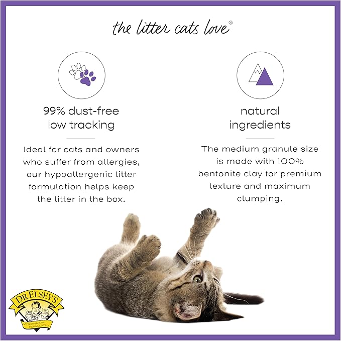 Dr. Elsey's® Clean Tracks Clumping Clay Cat Litter 40 lb. Bag