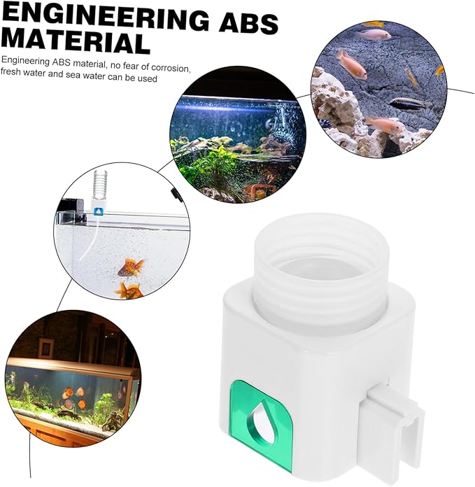 3pcs Fish Tank Automatic Water Level Controller Accurate Water Refill Tool for Aquariums Design for Easy Installation Quiet and Space-Saving Gem Green
