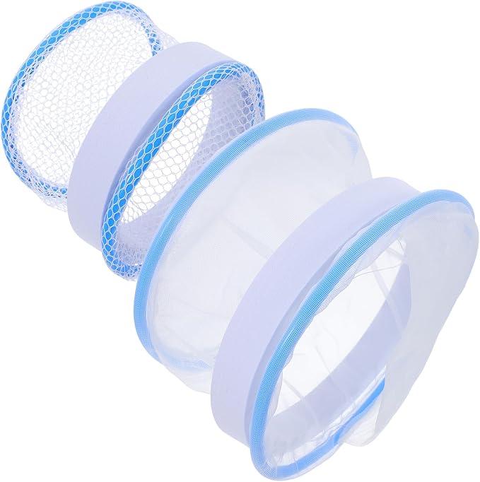 Aquarium Breeding Box and Fish Tank Isolation Chamber with Nylon Mesh, Floating Nursery Tank Divider for Guppy Fry Hatchery, Spawning Net for Indoor Breeders