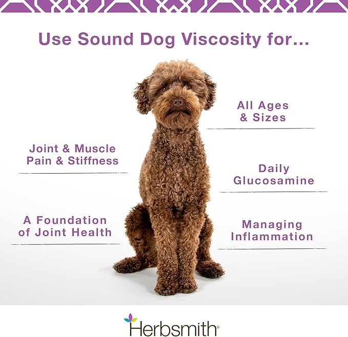 Herbsmith 75g Powder Advanced Joint Support Sound Dog Viscosity Veterinarian Recommended Glucosamine for Dogs