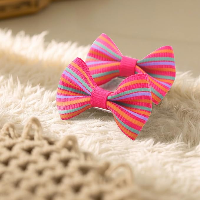 Dog Hair Bows Small Puppy Clips for Pet Grooming Accessories Doggy Gifts 60Pcs (30 Pairs)