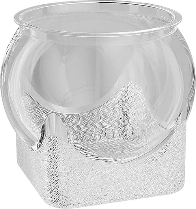 Fish Bowl Vase – Clear Glass, Desktop Aquarium, Betta Fishing Tank | Versatile Fissh Bowl for Betta Fish, Turtles, Flower Vase Centerpiece | Elegant Home Decoration for Living Room, Office, Bedroom