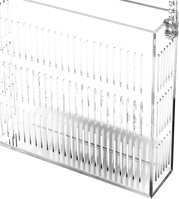 Fish Breeding Box Acrylic Incubator Tank with Hanging Design, Medium Aquarium Nursery for Fry and Guppy Fry Isolation in Home Aquariums